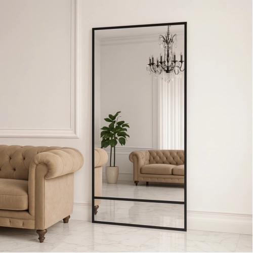 Lustro loft ze szprosami - NORDI - kolor ramy do wyboru